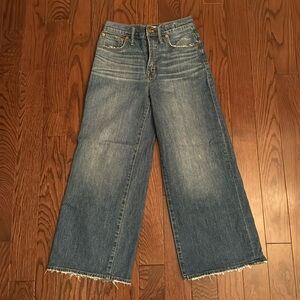 Madewell Wide Leg Crop Jeans